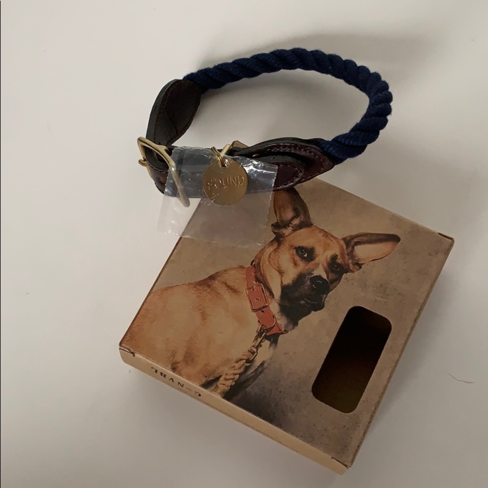 Found My Animal Rope & Leather Dog & Cat Collar,